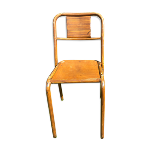Chaise d'école bois