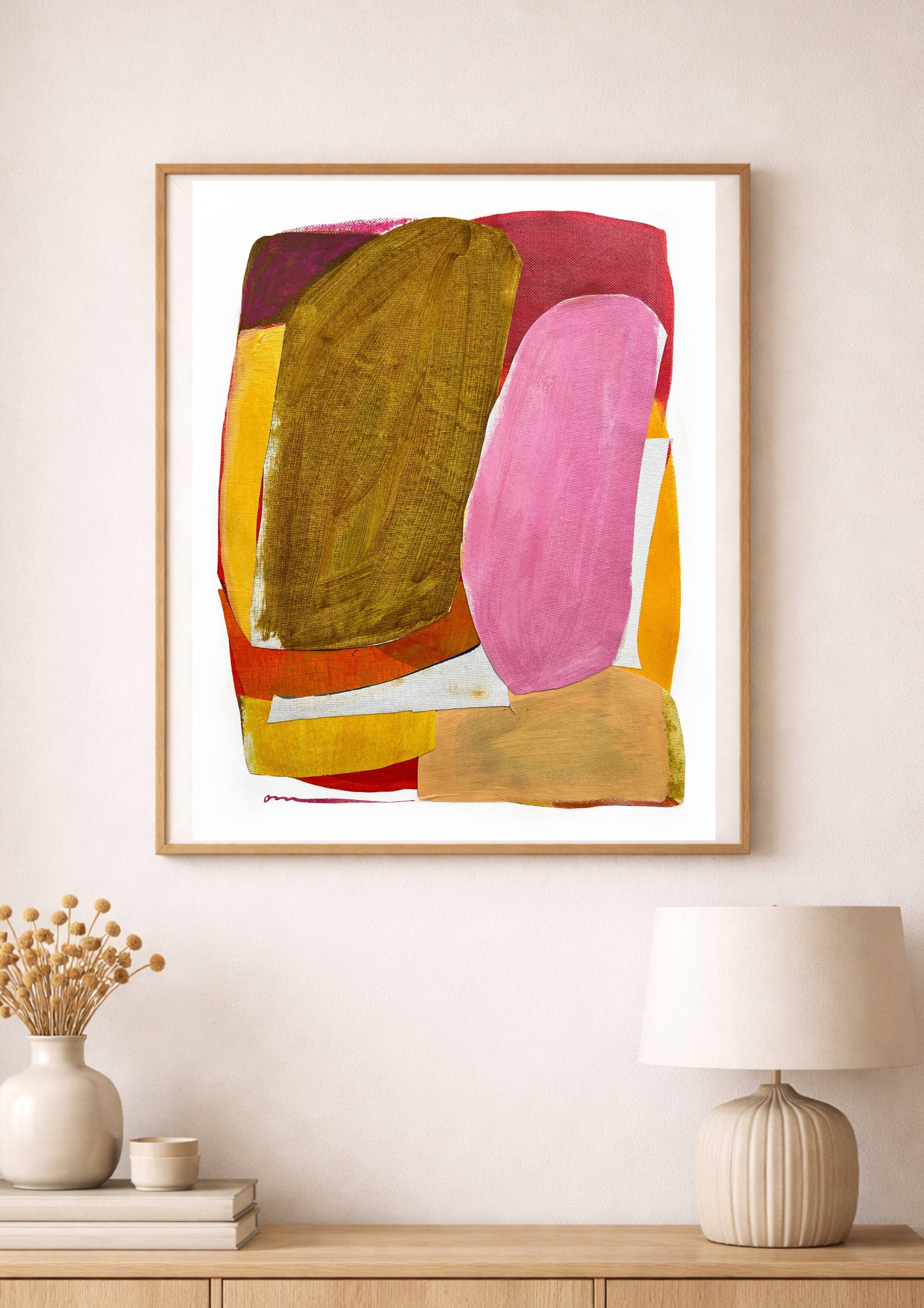 Collage sur toile