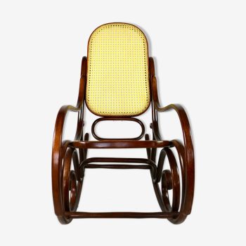 Vintage brown rocking chair