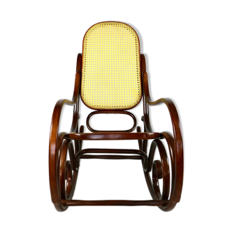 Vintage brown rocking chair