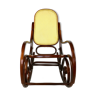 Rocking chair marron vintage