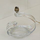 Crystal lamp foot Maison Daum France circa 1960