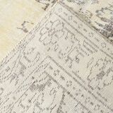 Light Yellow & Brown Vintage Rug, 164x266Cm