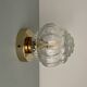 Vintage glass globe wall or ceiling light