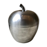 Pomme à glaçons XXL des années 70 en aluminium brossé