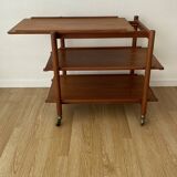 Teak serving trolley by Poul Hundevad from the 60s