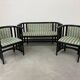 Fledermaus seating group by Josef Hoffmann, produced by Wittmann Vienna.