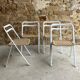 Set of 4 white chairs Giorgio Cattelan