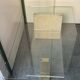 Mid-century travertine coffee table