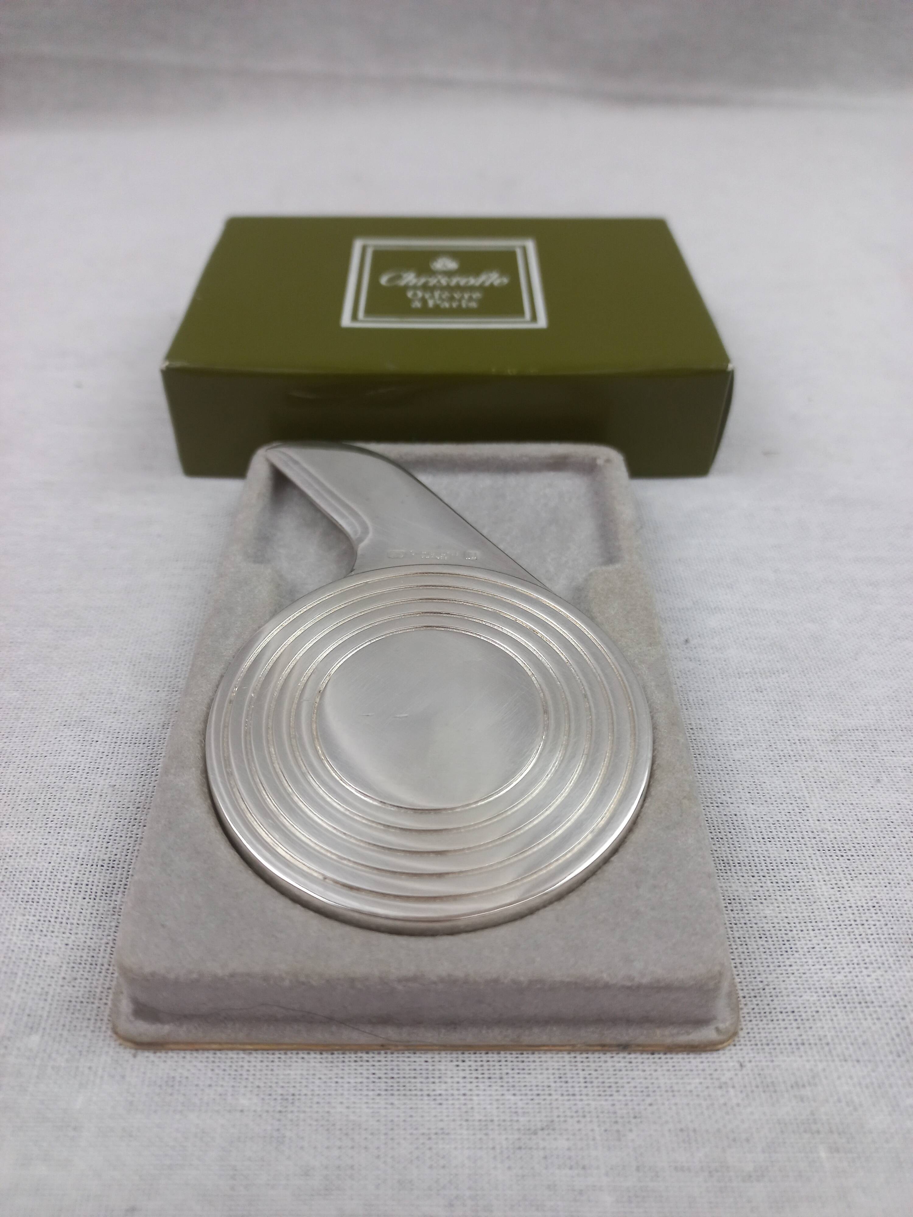 Christofle talisman sienna - paper opener letter opener lacquer china perfect condition