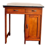 Vintage mini desk with formica top / side table