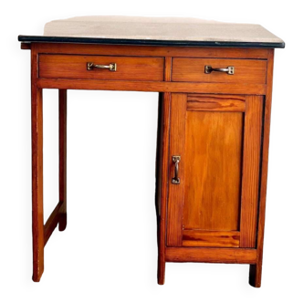 Vintage mini desk with formica top / side table