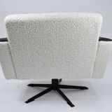 Vintage Deutsche Democratic Republic DDR, 60s, White Bouclé