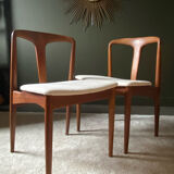 Pair of Juliane chairs by Johannes Andersen for Vamo Sønderborg