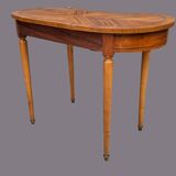 Louis XVI style kidney table – decorative veneered top
