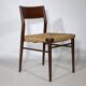 Teak Cane Chairs 351 Georg Leowald for Wilkhahn 1960s