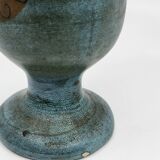 Vintage ceramic Jean De Lespinasse Whiskey bottle