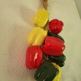 Cluster of ceramic peppers