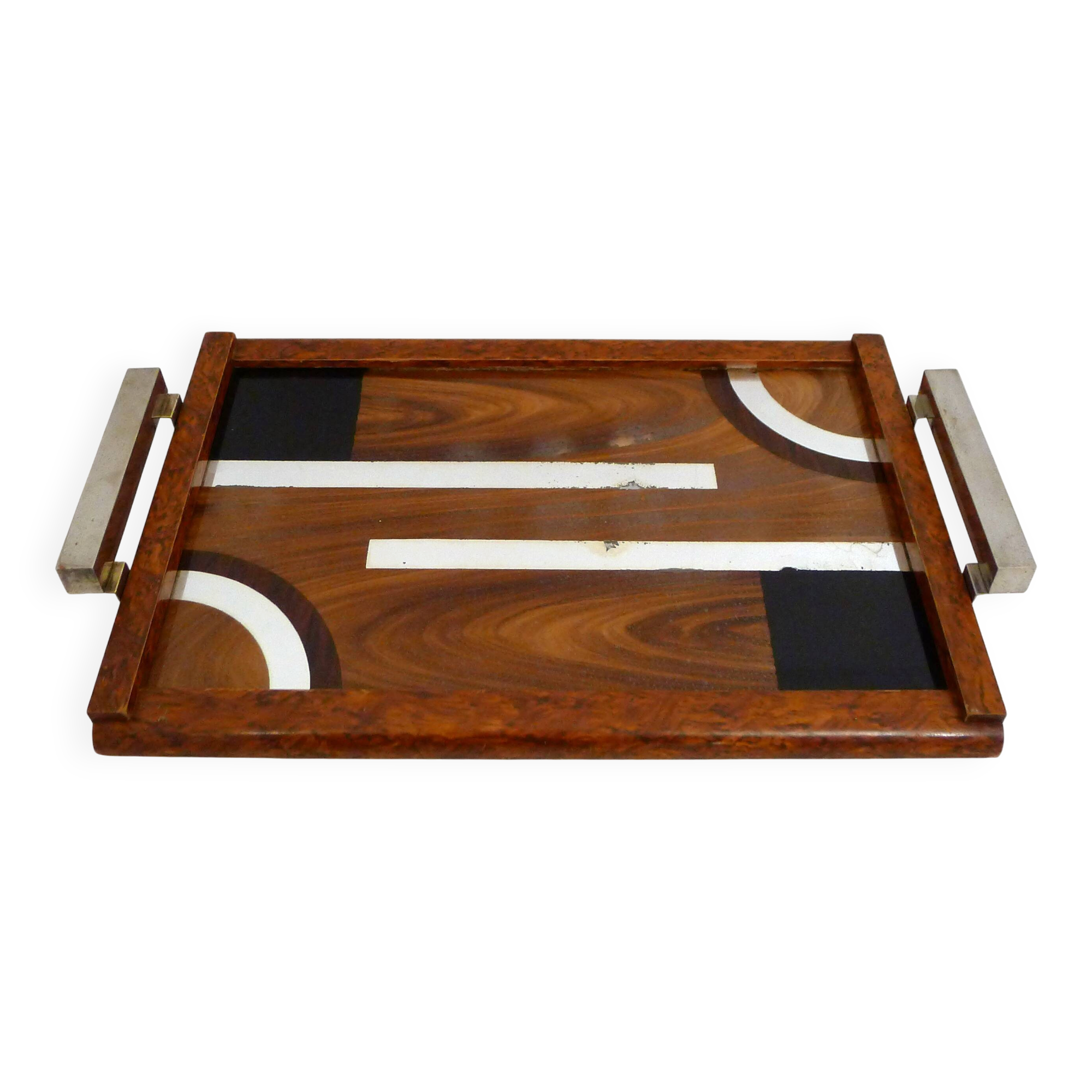 Art Deco graphic plateau