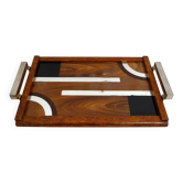 Art Deco graphic plateau