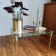Bouillotte lamp with two lights in gilded bronze