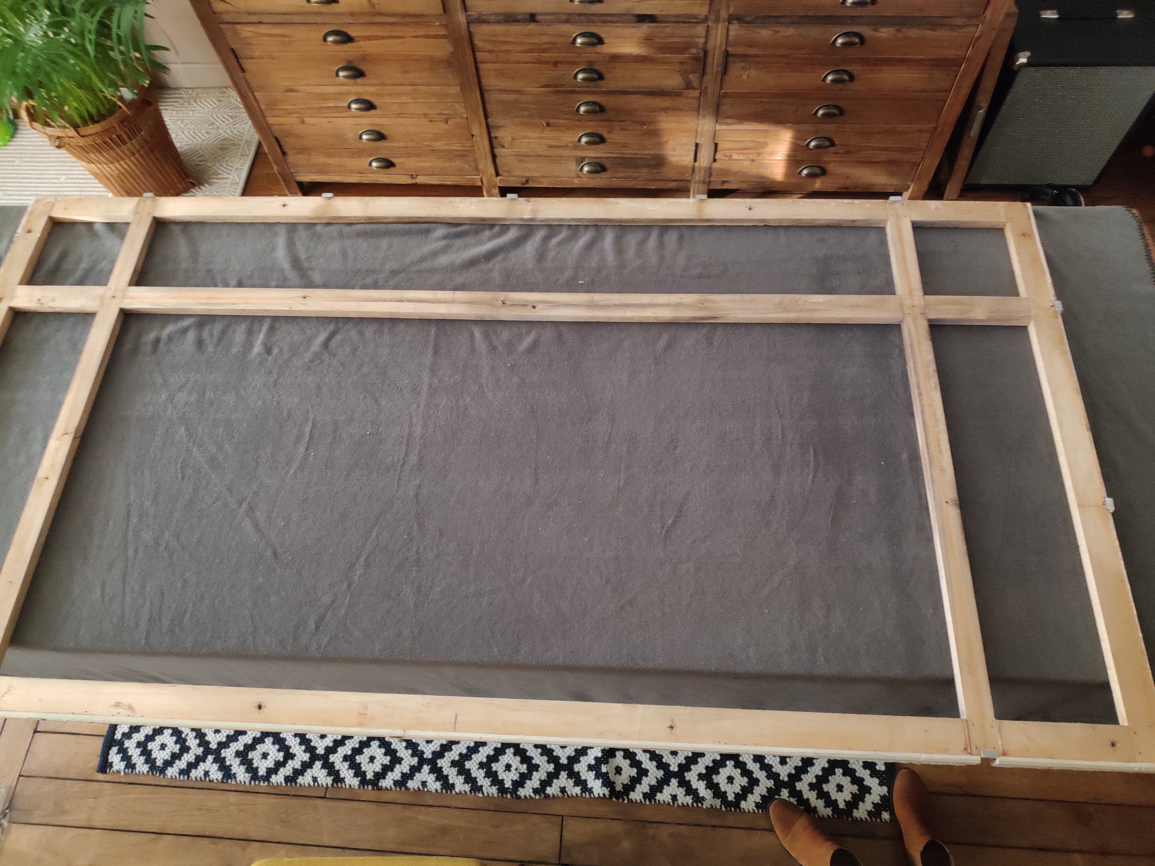 Large old Bistro brasserie mirror at mercury 198x101cm