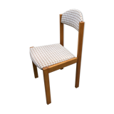 Wooden chair and fabric