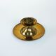 Brass candlestick with base, Italian design, 1960s, made in Italy