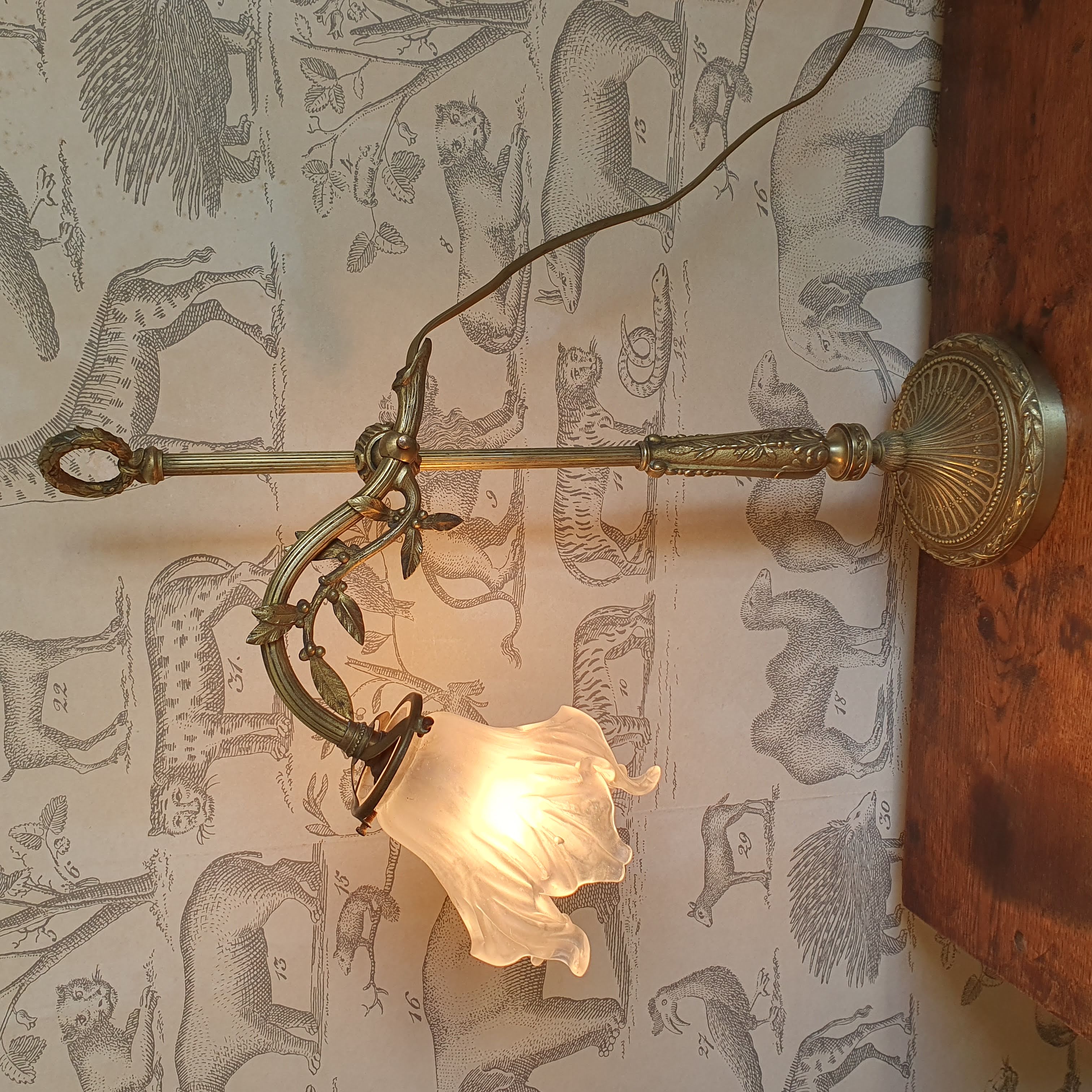 Watchmaker's lamp in bronze late nineteenth early twentieth century