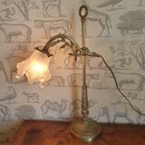 Watchmaker's lamp in bronze late nineteenth early twentieth century