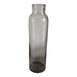 Vase Antique bottle Clear glass fine bubbles vase