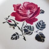 1 assiette plate vintage de Badonviller modèle Germaine