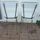 Lot de 2 chaises formica