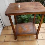 50s wooden table industrial style