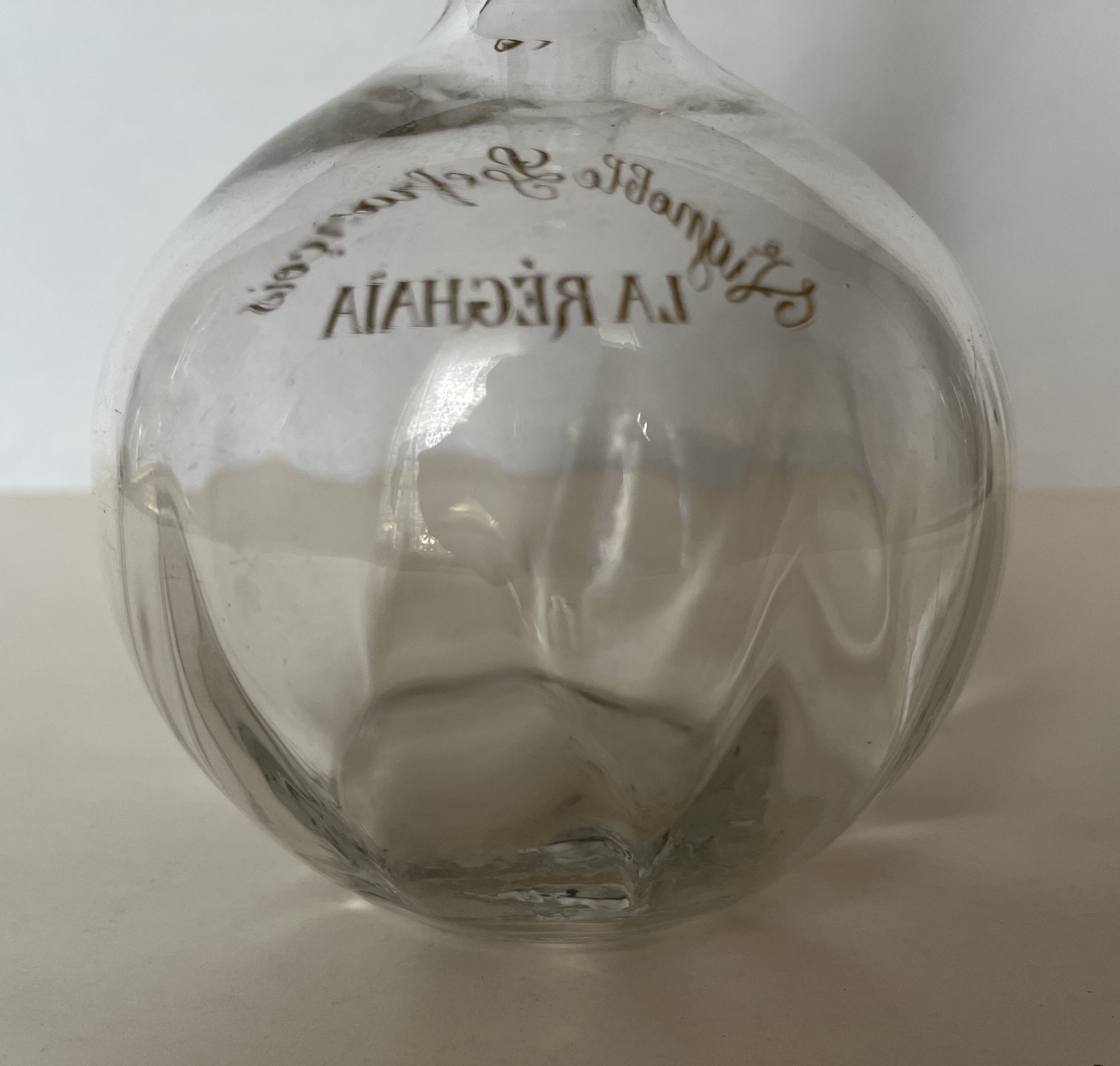 Antique glass decanter
