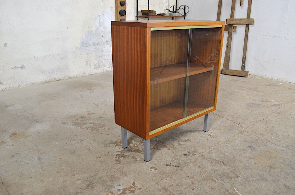 Vintage showcase Irene mahogany 1960