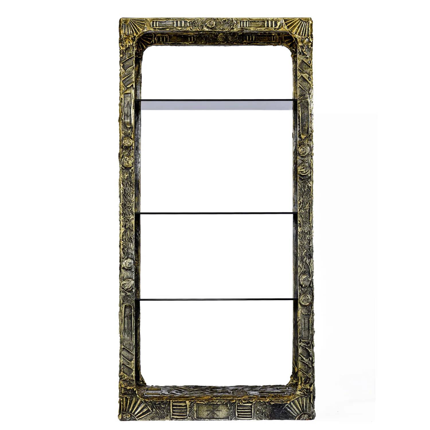 Adrian Pearsall for Craft Associates Brutalist etagere display shelves