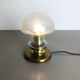 Modernist Glass and Brass Mushroom Table Light by Doria Lights, 1970s, Germany