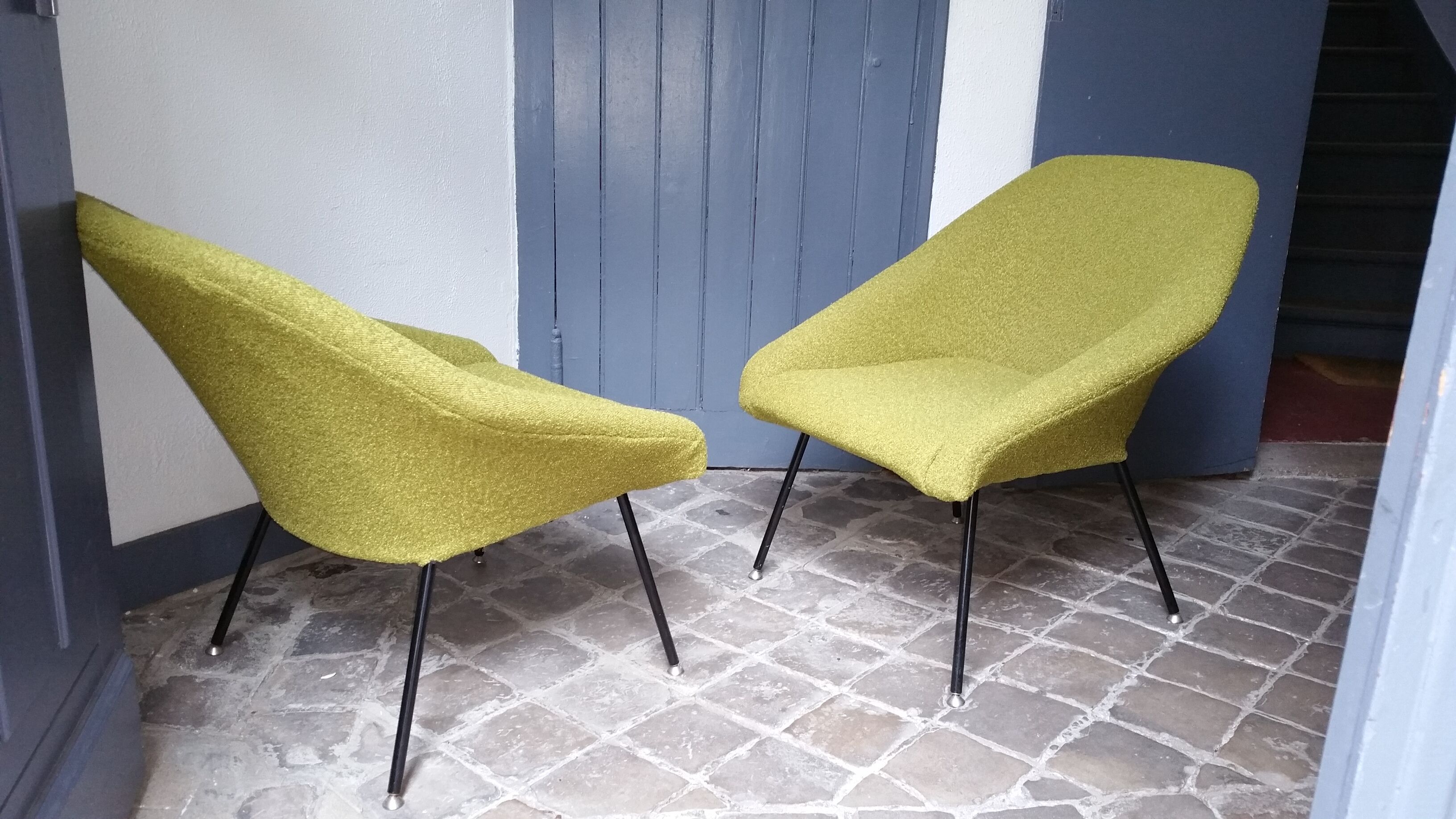 Set of 2 chairs 50 60 year cocktails