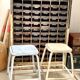 Paire de tabourets d’atelier industriel