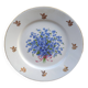 Plat en porcelaine myosotis