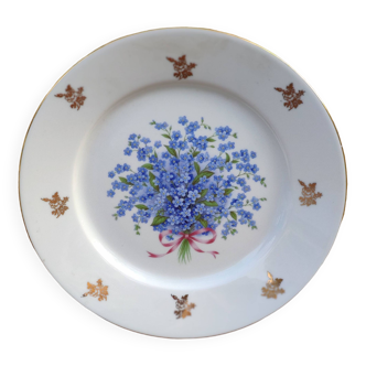 Forget-me-not porcelain dish