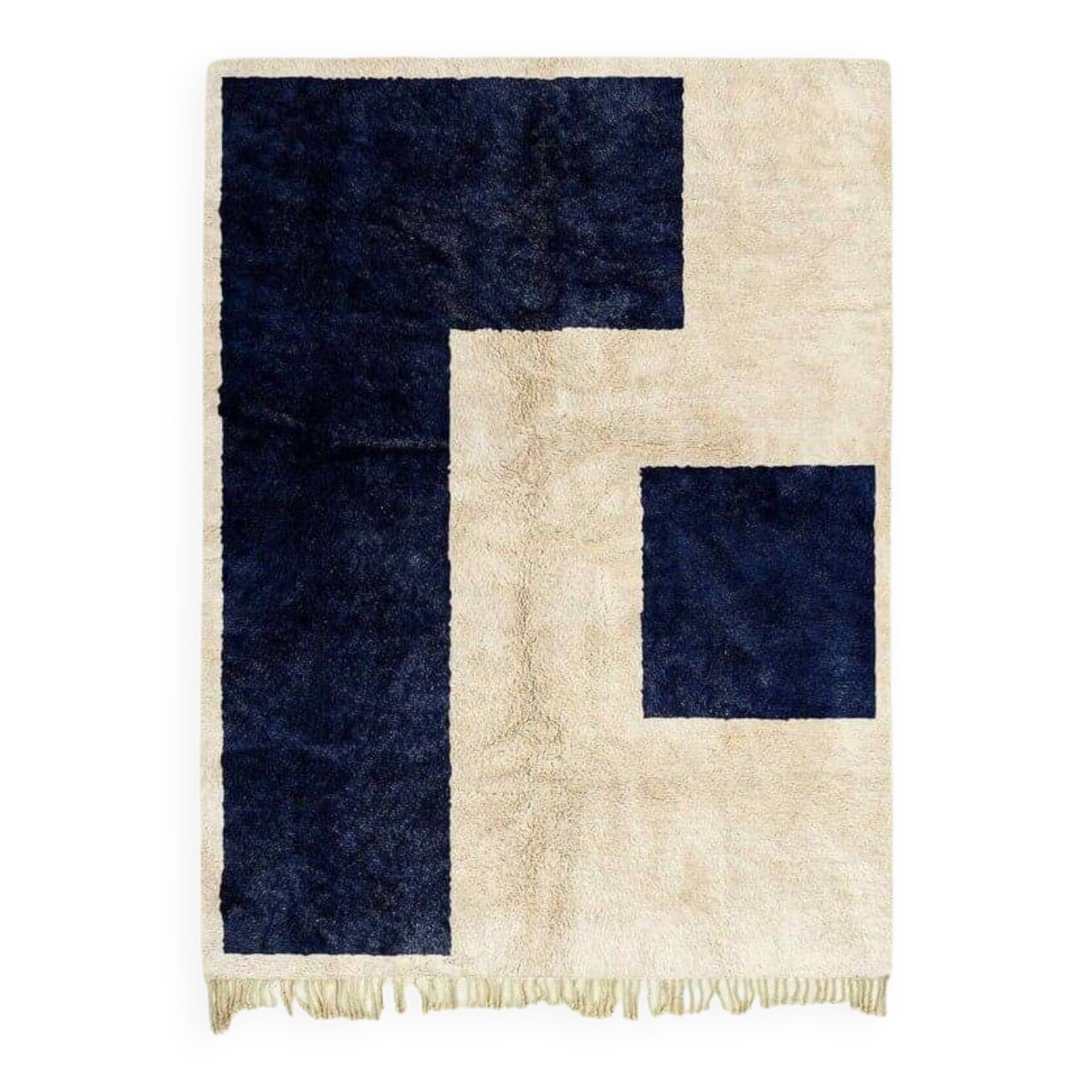 Handmade pure wool rug, size 150 x 250 cm