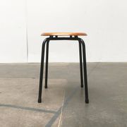Tabouret danois du milieu du siècle par MH Stalmöbler