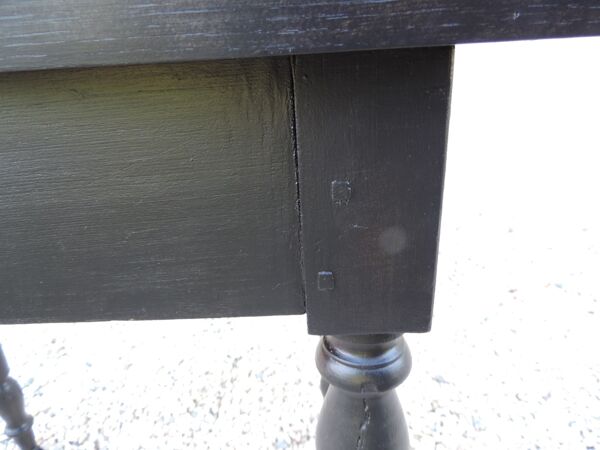 Table d'appoint ancienne relookée