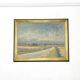 Swedish Oil on Panel “Räpplinge, Öland” by Emil Hagström, Vintage 70.5×55.5cm