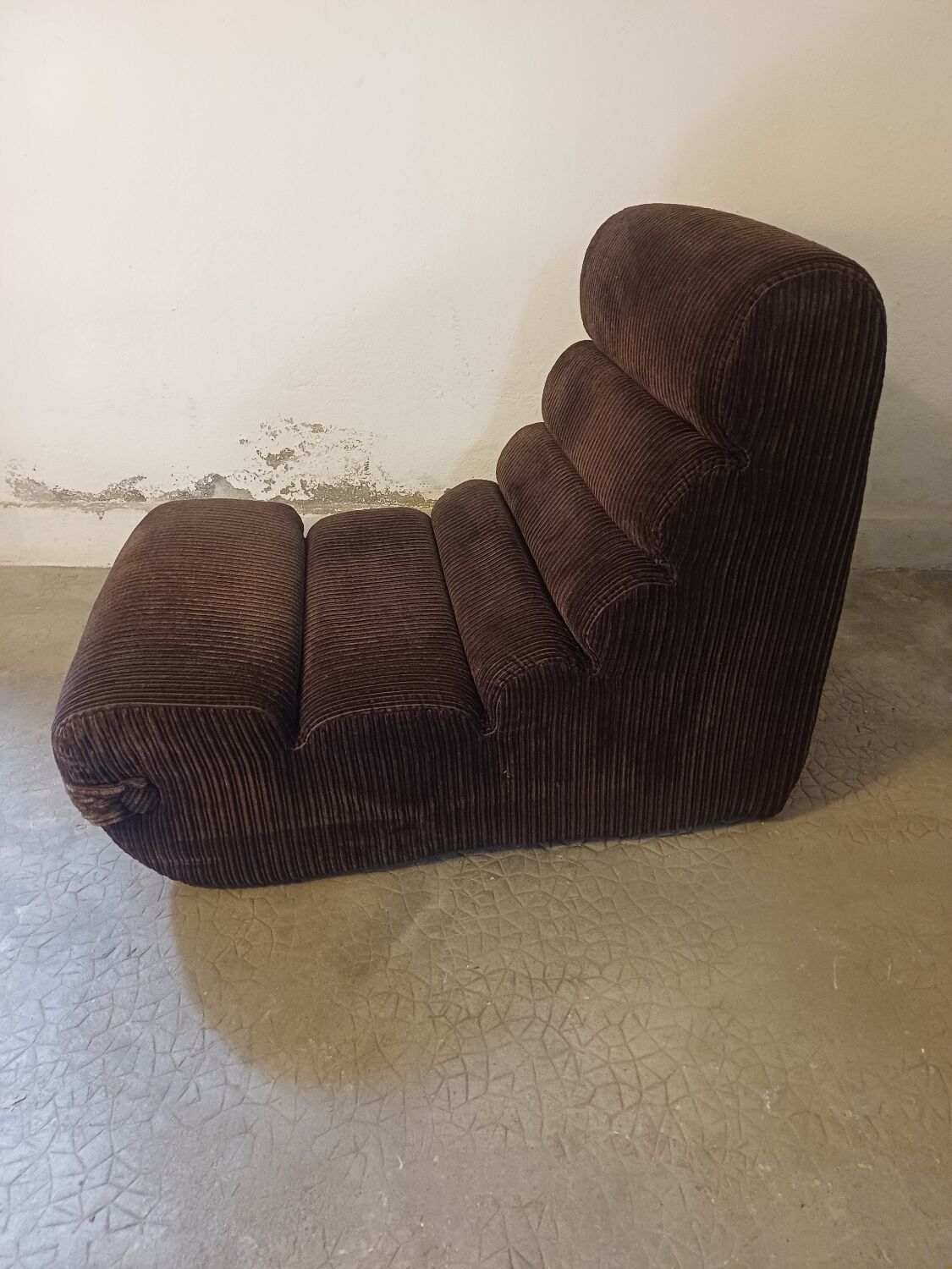 Corduroy armchair