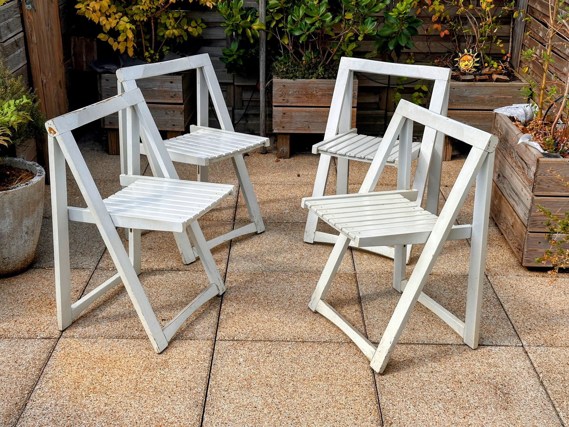 4 Trieste chairs by Aldo Jacober for Alberto Bazzani