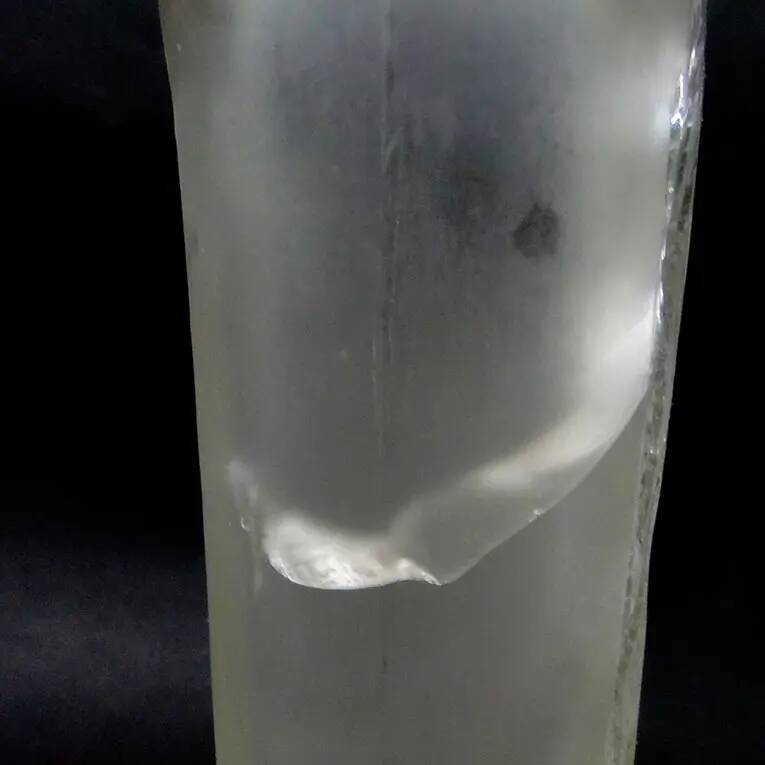 Art deco vase, pressed glass, bolesław morawski glassworks, poland, 1950s