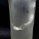 Art deco vase, pressed glass, bolesław morawski glassworks, poland, 1950s